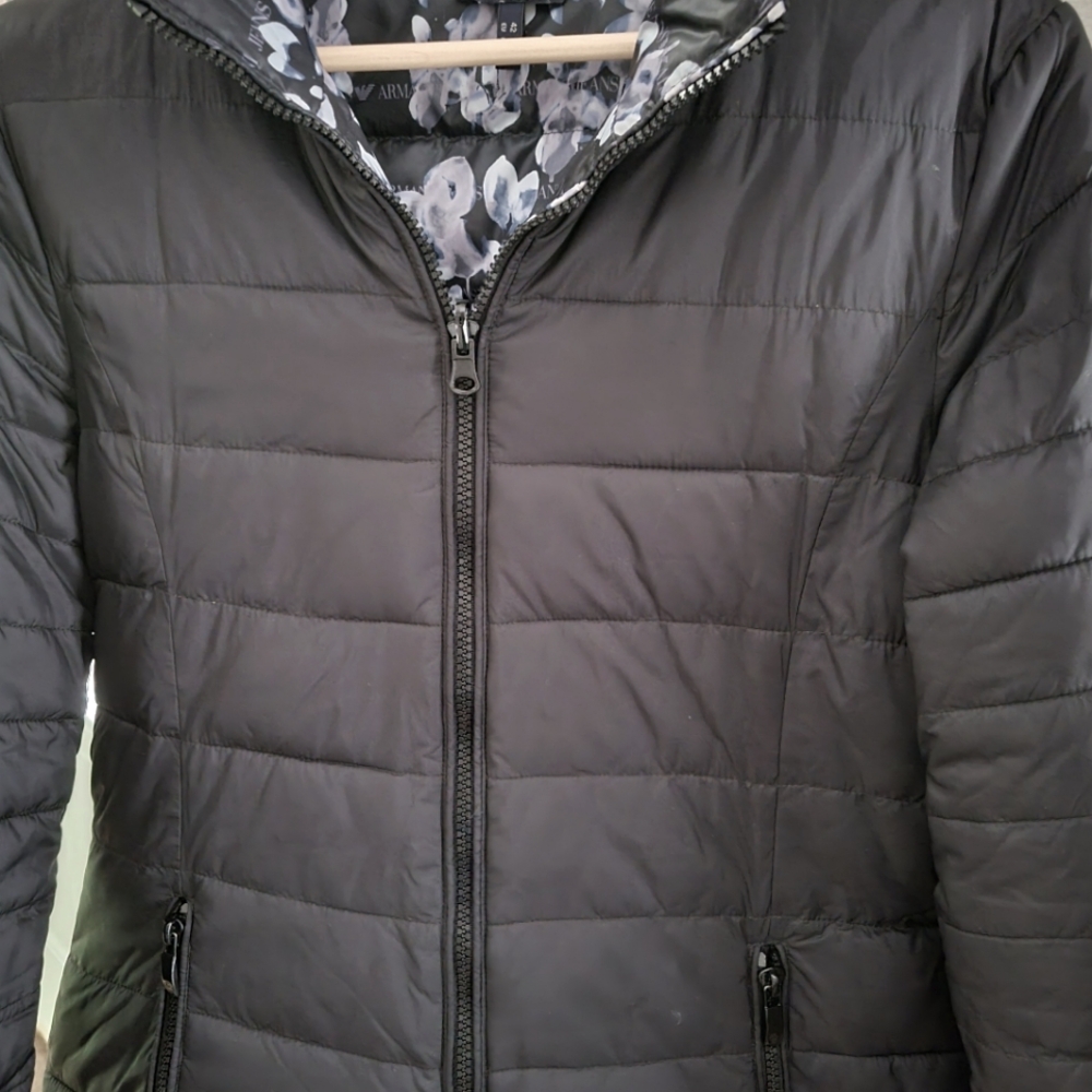 Women's Black Quilted Jacket
